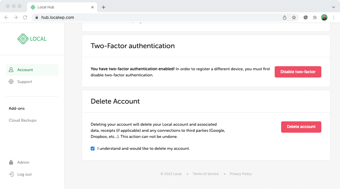Local Accounts - Local